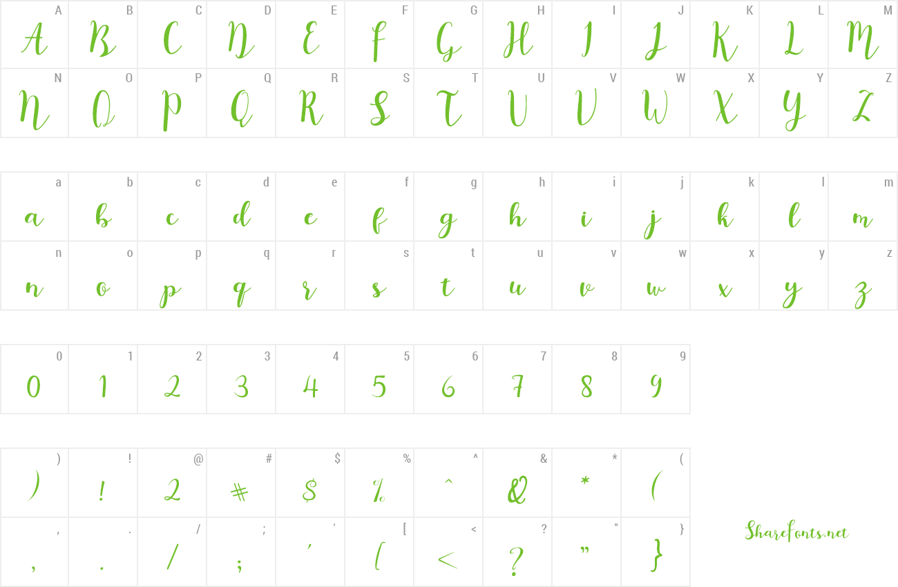 Font Mr Night preview